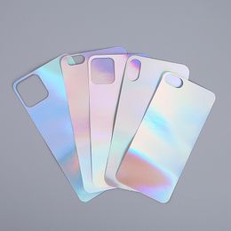BLING Double Sided Laser Card för iPhone 12 Pro Max XS XR 8 7 Plus Telefon Case Dekoration Gratis frakt