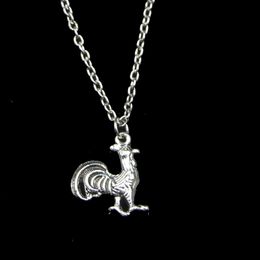 Fashion 21*16mm Chicken Cock Rooster Pendant Necklace Link Chain For Female Choker Necklace Creative Jewelry party Gift