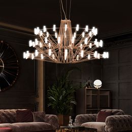 Modern minimalist creative branch chandelier Lamps living room bedroom dining room model