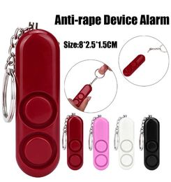 120dB Self Defence Anti-rape Device Dual Speakers Loud Alarm Alert Attack Panic Safety Personal Security Keychain Bag Pendant 04