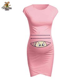 Women Pregnant Maternity Clothes Nursing Dress Baby Pregnancy Dresses Breastfeeding Clothes Ropa Embarazada G220309