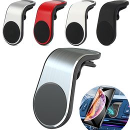 L Kształt Magnetyczny uchwyt samochodowy na telefon powietrza Wentylacyjny stojak w samochodowym uchwycie telefonu komórkowego dla iPhone 11 Pro dla wspornika Samsung