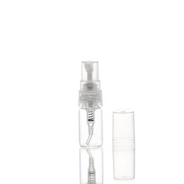 2ML Refillable Clear Glass Atomizer Vial 2CC Mini Essential Oil Perfume Sample Empty Pump Spray Glass Bottle