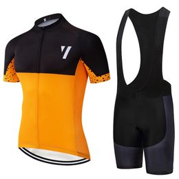 Men VOID Pro team Cycling Jersey bib shorts Set Mtb Bicycle Clothing Summer Short Sleeve road Bike outfits Maillot Ciclismo Hombre Outdoor Sports uniform Y22012506