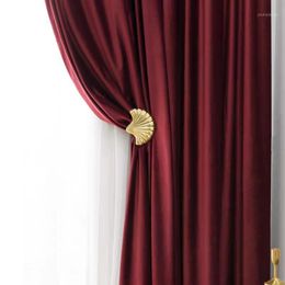 100x250cm porte fenêtre rideau drapierplatte balcon Valance Punch vin rouge 