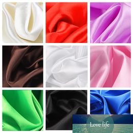 30 color soft satin fabric wedding party decoration box lining DIY clothing sewing background accessories