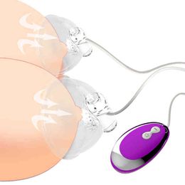 NXY Vibrators Tongue Lick Nipple Suction Cups Vibrator Nipple Sucker Vibrator Electric Breast Enlarge Massager Sex Toy for Woman 0105