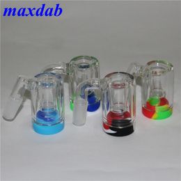 Ash Catcher Glass Bong hookah clear female male 14mm 45 90 degree ashcatcher for water pipes Heady Dab Oil Rigs