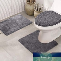 3Pcs/set Bathroom Mat Anti Slip Bath Mat Rugs Kitchen Carpet Doormats Decor Toliet Rug Washable Tapete Banheiro SD