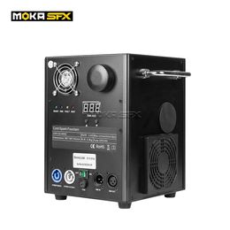 Moka SFX Cold Spark Machine 650W Spray 2-5m Fuera de chispas Cold Sparkler Eftent Sparkle Machine DMX Control remoto