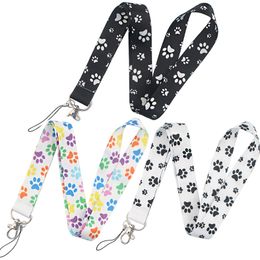 5Pcs/Set Fashion Cute Lanyards for Key Neck Strap For Card Badge Gym Key Chain Lanyard Key Holder DIY Hang Rope Keychain Wholesale 0-3