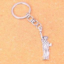 Fashion Keychain 49*14mm statue of liberty new york Pendants DIY Jewelry Car Key Chain Ring Holder Souvenir For Gift