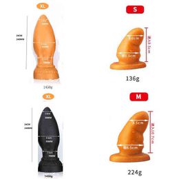 NXY Dildos Super Huge Anal Dildo Sex Toys For Women /Men Masturbators Fist Strap On Big Butt Plug Prostate Massage Soft Shop 0121