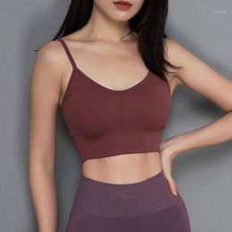 Gym Clothing BINAND Seamless Yoga Top Vest Women Sports Bra Push Up Fitness Quick Dry Running Crop Tops Active Wear Training1