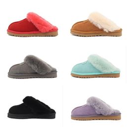 Top quality AUS 5125 man women snow slippers Soft comfortable sheepskin keep Warm slippers Girl Beautiful gift free transshipment