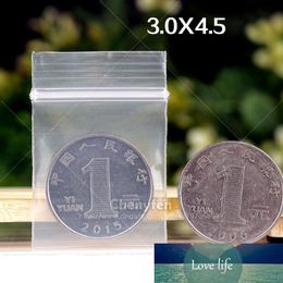 Free Shipping Clear Plastic Bags 500pcs 3x4.5cm Self Press Seal Grip Resealable Poly Polythene 1.2"x1.8" 8mil Mini aggies