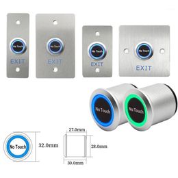 Fingerprint Access Control IP68 Waterproof Infrared Sensor Switch No Touch Contactless Switches 304 Stainless Steel Door Release Exit Button