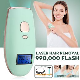990,000 Flashes Professional Permanent Laser Epilator LCD Display Laser IPL Hair Removal Machine Photoepilator Painless Depilado