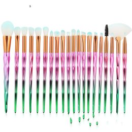Make Up Brushes Suit Face Eyes Mouth Brush Set Made Of Bristle Nylon Diamond Shape Handle Plastic Material New Arrival 13 6xl B2