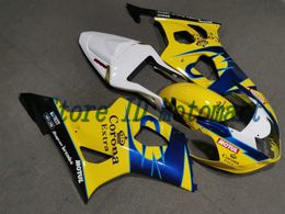 Injection mold Fairing kit for SUZUKI GSXR1000 K3 03 04 GSXR 1000 2003 2004 ABS Cool yellow blue Fairings set SE10