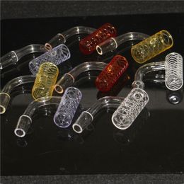 Flat Top Quartz Banger Nails Smoking Accessories Female Male 10mm 14mm 18mm Quartz Bangers Domeless Nail For Glass Water Pipes Bong