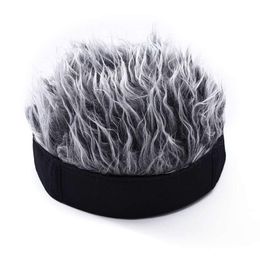 Men Women Beanie Wig Hat Fun Short Hair Caps Breathable Soft for Party Outdoor Hip hop simulation wig hats