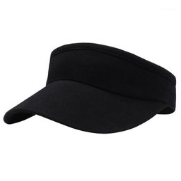 Women Summer Fashion Outdoor Sports Empty Top Adjustable Visor Hat Adult UV Protection Headband Solid Sunproof Baseball Cap1