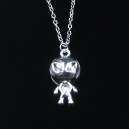 Fashion 31*15mm Alien Et Pendant Necklace Link Chain For Female Choker Necklace Creative Jewellery party Gift