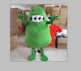 2019 Professional factory hot Can be washed with water EVA Material Green bacteria Mascot Costumes walking cartoon Apparel Birthday party