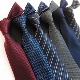 Classic Mens Tie Silk Necktie jacquard Stripes Business suit Neck Ties for men dress will and sandy gift