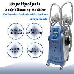 Cryolipolysis Vacuum Therapy Slimming Machine Buttock Cellulite Removal Fat Freezing Reshaping Body-Line 40k Cavitation Lipo Laser Diode