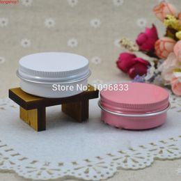 30g Aluminium Jar Pink Color,30ML White Colour Box, Container, Empty Tins, Wedding Gift 100pcs/Lotgood quantity
