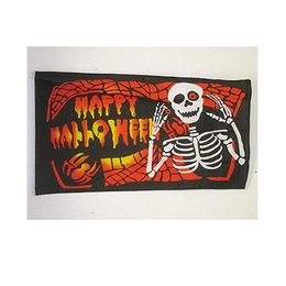 Halloween Bones Flag Double Stitched Flag 3x5 FT Banner 90x150cm Festival Party Gift 100D Polyester Printed Hot selling!