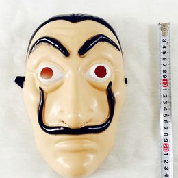 House The masquerade balls Mask Salvador of Dali movie Paper La Casa De Papel Cosplay Accessories Halloween Masks for Money Heist Costume