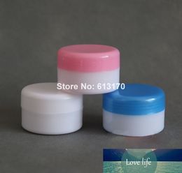 Cosmetic Box Makeup Container Cream Jar Mask Canister Plastic 100pcs 30g White 30ml Pink, Blue Empty With Crew Cap Small Sample