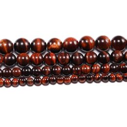 1strand Lot 4 6 8 10 12 Mm Natural Stone Tiger Eye Agates Round Beads Loose Spacer Bead For Jewellery Making Diy Necklace Bracelet H jllTDk