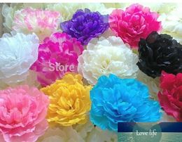 20pcs Peony 17cm Artificial Peones Flower Dance Props Fake Arch Flower Weddng Decoration 7colors