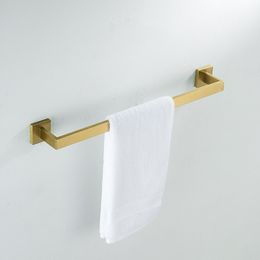 Bathroom Hardware Set Robe Hook Towel Rail Bar Rack Bar Shelf Tissue Paper Holder Toothbrush Holder Bathroom Accessories LJ201204