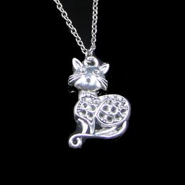 Fashion 36*23mm Capuchin Cat Pendant Necklace Link Chain For Female Choker Necklace Creative Jewellery party Gift
