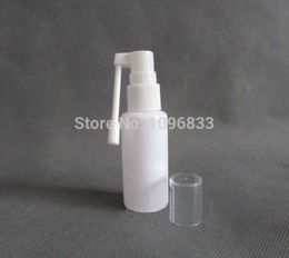 20ML Nasal Spray Bottle with Rotating Elephant Trunk, White Plastic 20CC, Medical Liquid Packing Bottle,100PCS/Lot