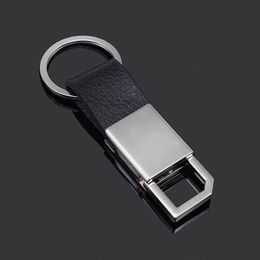 Keychains Car Keychain Men'S Waist Buckle Metal Key Ring Chain Keyring Creative Holder Auto Accessories