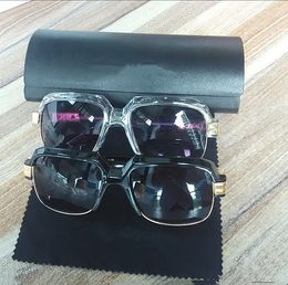 2021 Men Women Fashion Brand Design 670 metal sun glasses men sun glasses Vintage UV400 Sunglass Eyewear Shades Oculos de sol with box
