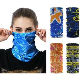 Cycling Caps & Masks Outdoor Sport Magic Turban Bandanas Neck Warmer Tube Motorcycle Balaclava Headband Breathable Mask Hiking Fishing Scarf