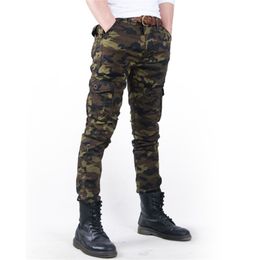 Fashion Camo Casual Military male trouser Thin Camouflage Men's Slim Spring Summer Combat Tactical Army Skinny Pencil Pant 201118