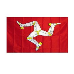 Isle Of Man Flag For Decoration Flag 3x5 FT Promotional Flag Festival Party Gift 100D Polyester Indoor Outdoor Printed Hot selling