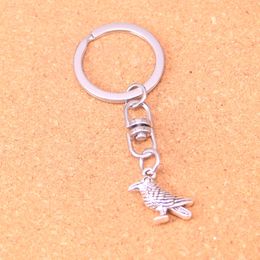 Fashion Keychain 17*17mm bird parrot Pendants DIY Jewellery Car Key Chain Ring Holder Souvenir For Gift