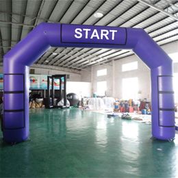 5x3.6m Black Oxford Sport Arch Inflatable Start Line Angle Shape Racing Archway With Removable Sticker Box Can Be Customised