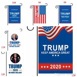 2020 Donald Trump Amercia Flag for President Make America Great Again Garden Flag 30*45cm Personality Decoration Banner Flags WVT0393