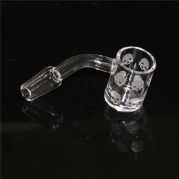 Hot selling domeless quartz banger nails 4mm thick 10mm 14mm clear joint 45° 90° Quartz Banger Dab Nail for dab rig