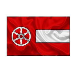 Erfurt Flag High Quality 3x5 FT City Banner 90x150cm Festival Party Gift 100D Polyester Indoor Outdoor Printed Flags and Banners